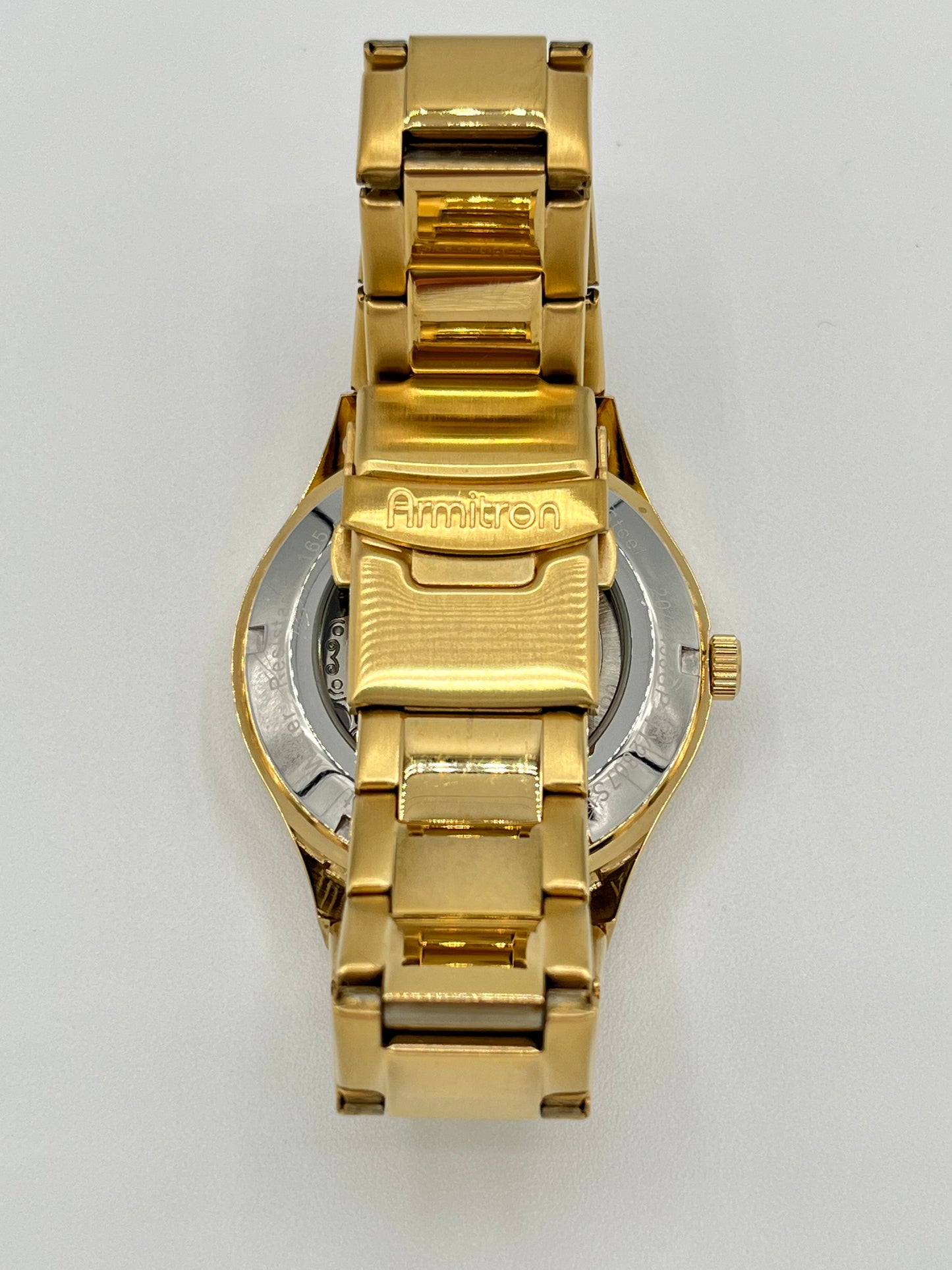 Armitron Automatic Skeleton Watch - clasp - band